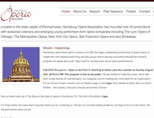 Tablet Screenshot of harrisburg-opera.org